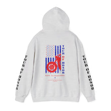 Load image into Gallery viewer, 2026 PULLOVER Hooded Sweatshirt, printed sleeves